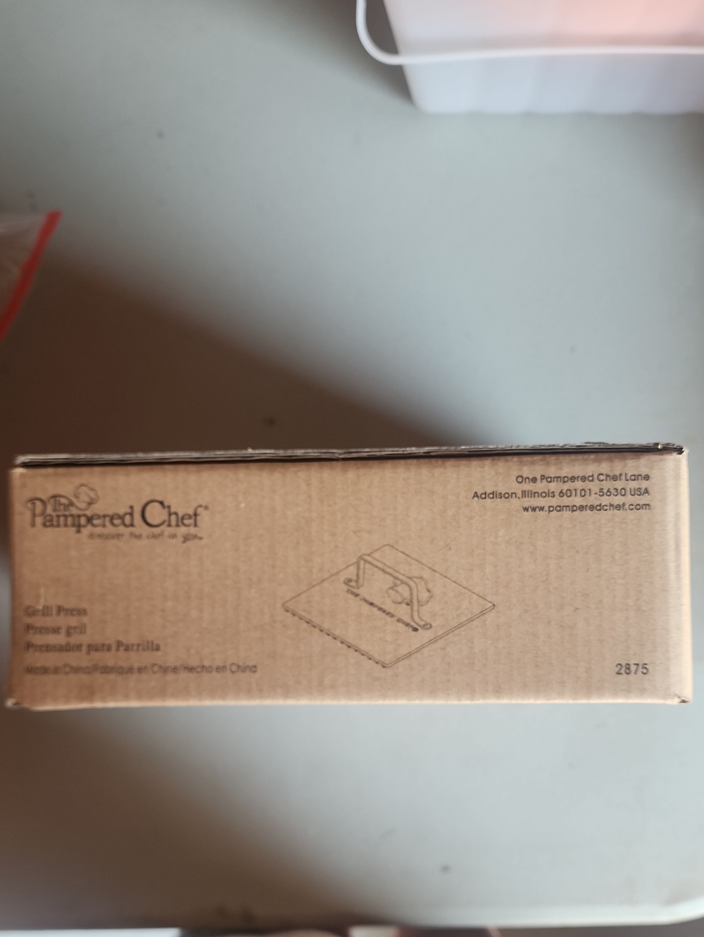 Pampered Chef 2875 Grill Press